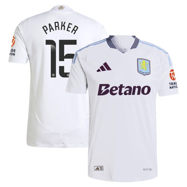 aston villa wsl adidas away authentic shirt 2024-25 with parker 15 printing Collection - Aston Villa Fan Shop Official Gear