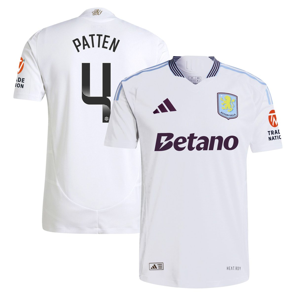 aston villa wsl adidas away authentic shirt 2024-25 with patten 4 printing Collection - Aston Villa Fan Shop Official Gear