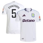 aston villa wsl adidas away authentic shirt 2024-25 with staniforth 5 printing Collection - Aston Villa Fan Shop Official Gear