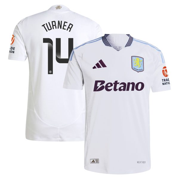 aston villa wsl adidas away authentic shirt 2024-25 with turner 14 printing Collection - Aston Villa Fan Shop Official Gear