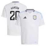 aston villa wsl adidas away shirt 2024-25 – kids with hanson 20 printing Collection - Aston Villa Fan Shop Official Gear