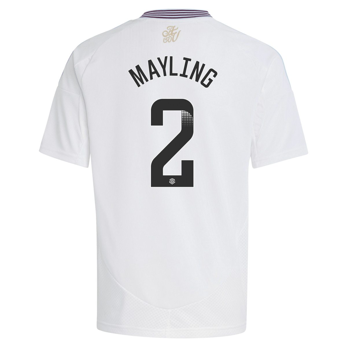 aston villa wsl adidas away shirt 2024-25 – kids with mayling 2 printing Collection - Aston Villa Fan Shop Official Gear