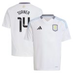aston villa wsl adidas away shirt 2024-25 – kids with turner 14 printing Collection - Aston Villa Fan Shop Official Gear