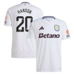 aston villa wsl adidas away shirt 2024-25 with hanson 20 printing Collection - Aston Villa Fan Shop Official Gear