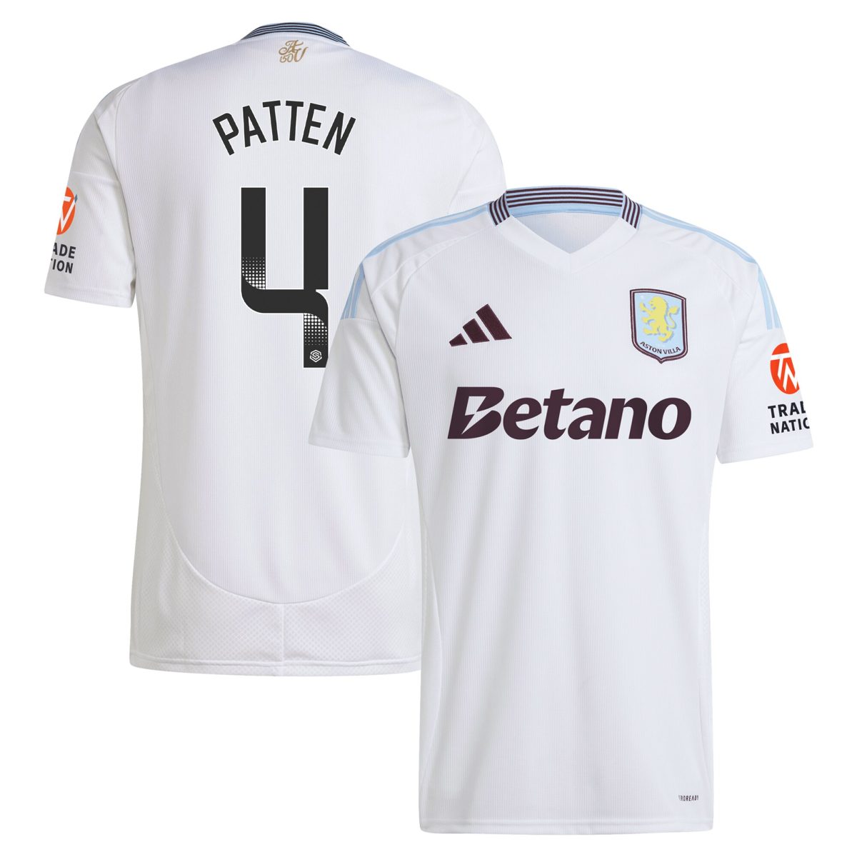 aston villa wsl adidas away shirt 2024-25 with patten 4 printing Collection - Aston Villa Fan Shop Official Gear