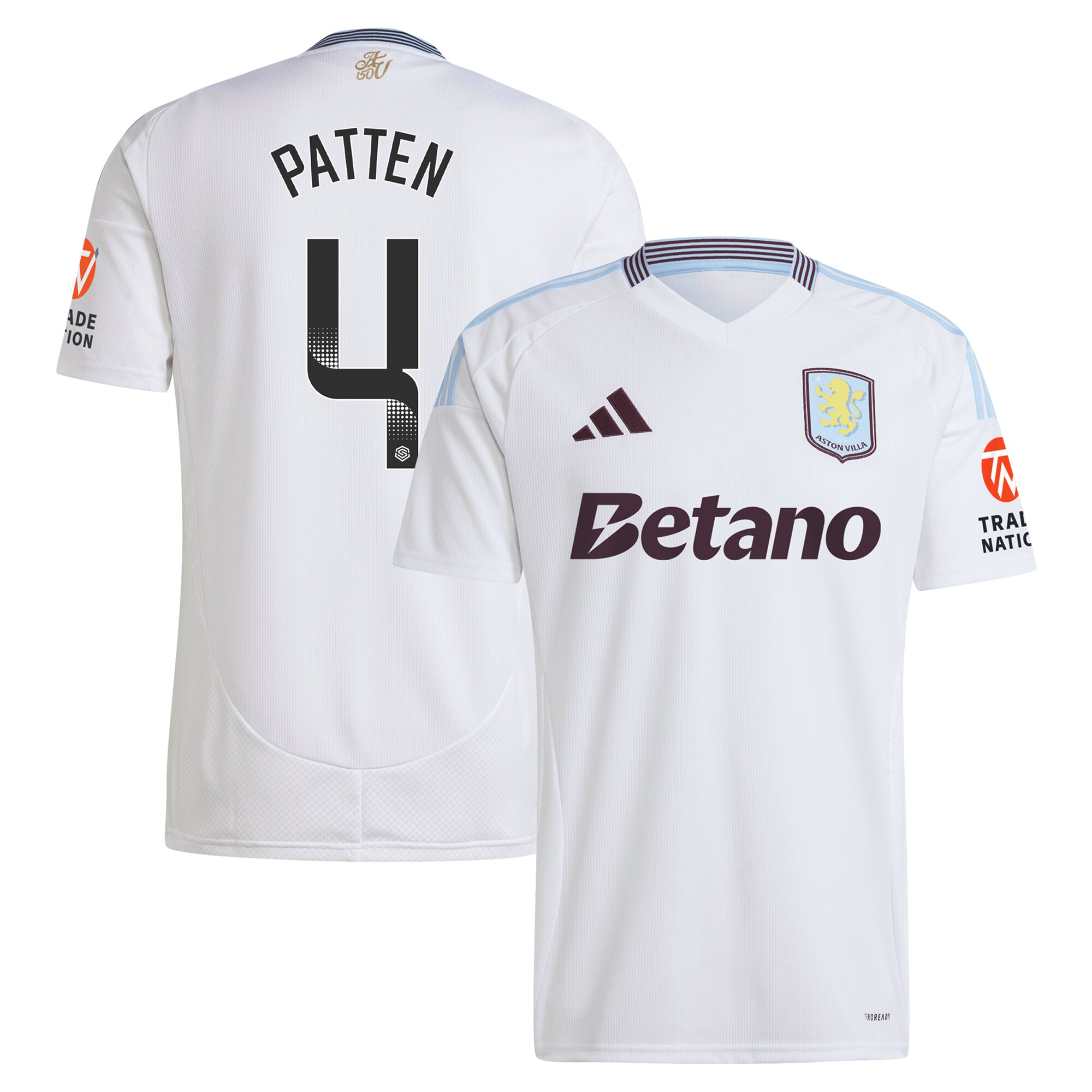 aston villa wsl adidas away shirt 2024-25 with patten 4 printing Collection - Aston Villa Fan Shop Official Gear