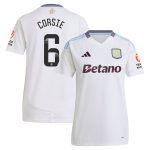 aston villa wsl adidas away shirt 2024-25 – womens with corsie 6 printing Collection - Aston Villa Fan Shop Official Gear