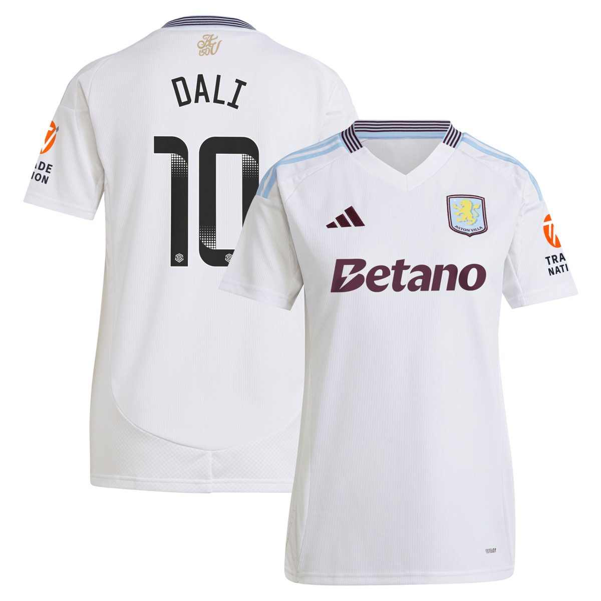 aston villa wsl adidas away shirt 2024-25 – womens with dali 10 printing Collection - Aston Villa Fan Shop Official Gear