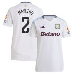 aston villa wsl adidas away shirt 2024-25 – womens with mayling 2 printing Collection - Aston Villa Fan Shop Official Gear