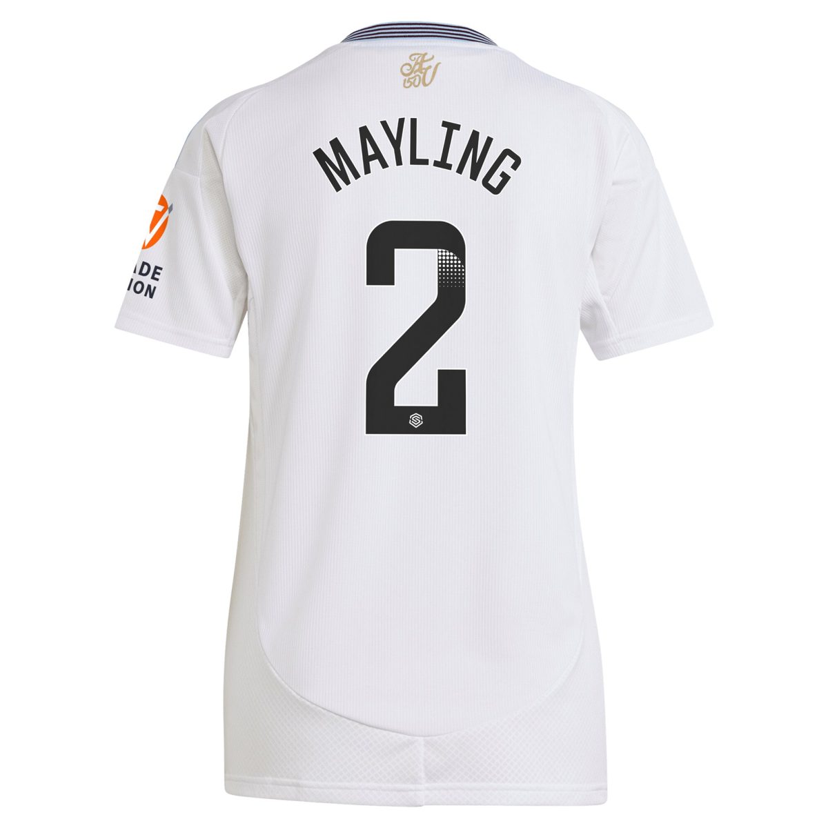 aston villa wsl adidas away shirt 2024-25 – womens with mayling 2 printing Collection - Aston Villa Fan Shop Official Gear