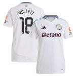 aston villa wsl adidas away shirt 2024-25 – womens with mullett 18 printing Collection - Aston Villa Fan Shop Official Gear