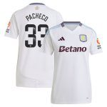 aston villa wsl adidas away shirt 2024-25 – womens with pacheco 33 printing Collection - Aston Villa Fan Shop Official Gear
