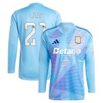 aston villa wsl adidas goalkeeper shirt 2024-25 – long sleeve with leat 21 printing – 202030996 Collection - Aston Villa Fan Shop Official Gear