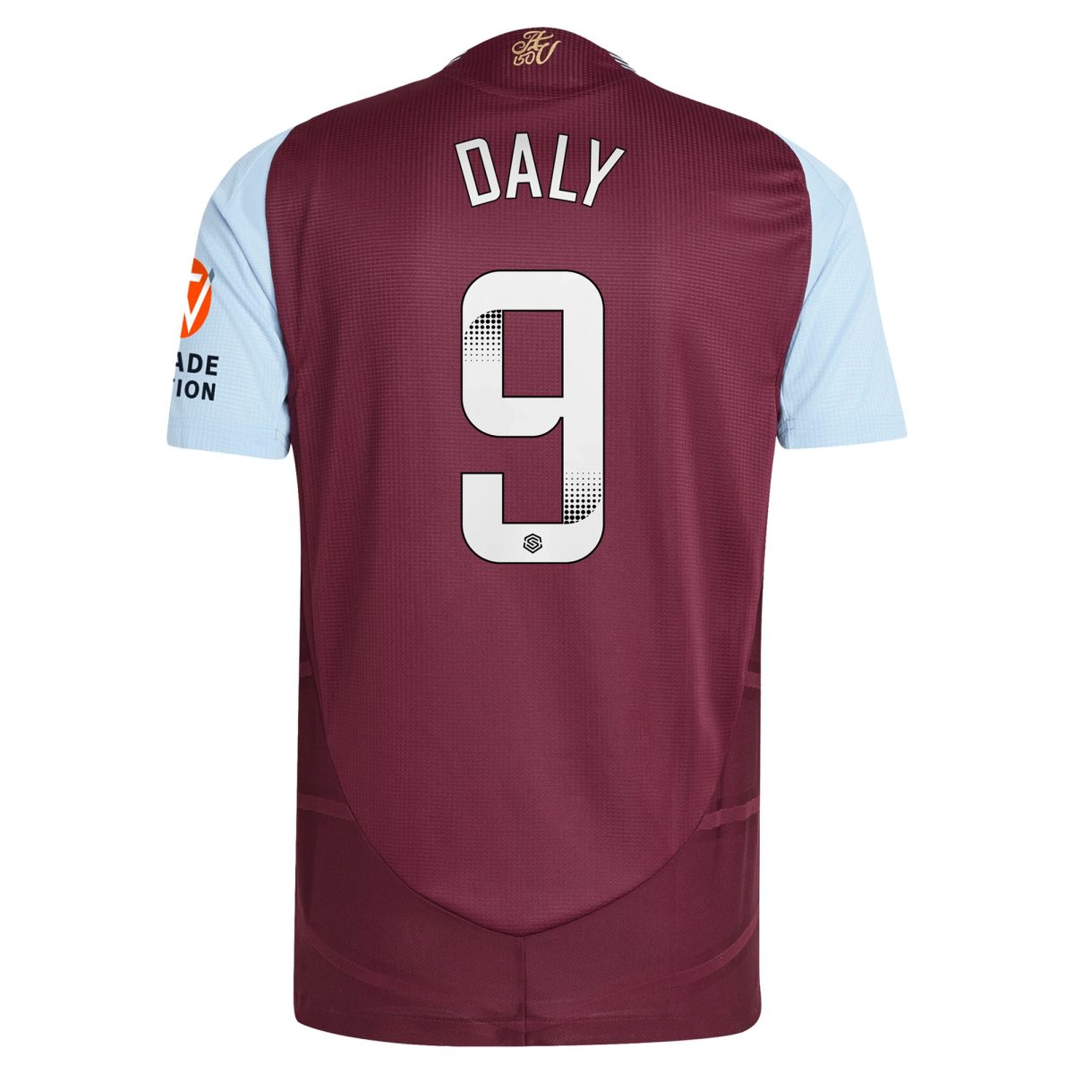 aston villa wsl adidas home authentic shirt 2024-25 with daly 9 printing Collection - Aston Villa Fan Shop Official Gear