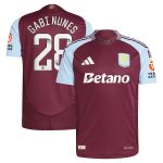 aston villa wsl adidas home authentic shirt 2024-25 with gabi nunes 28 printing Collection - Aston Villa Fan Shop Official Gear