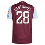aston villa wsl adidas home authentic shirt 2024-25 with gabi nunes 28 printing Collection - Aston Villa Fan Shop Official Gear