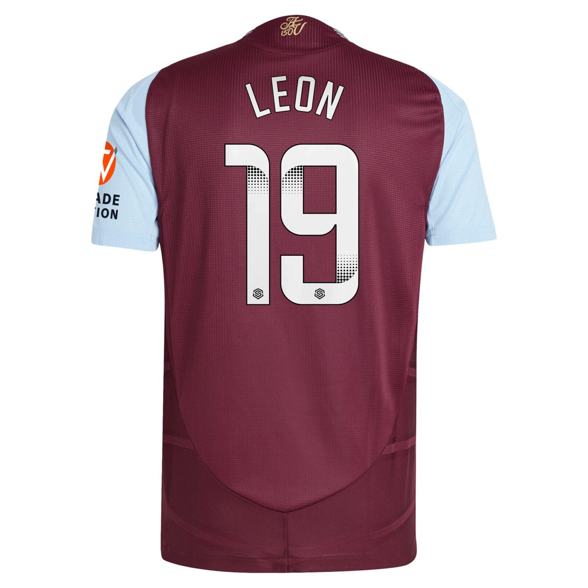 aston villa wsl adidas home authentic shirt 2024-25 with leon 19 printing Collection - Aston Villa Fan Shop Official Gear