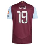 aston villa wsl adidas home authentic shirt 2024-25 with leon 19 printing Collection - Aston Villa Fan Shop Official Gear