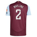 aston villa wsl adidas home authentic shirt 2024-25 with mayling 2 printing Collection - Aston Villa Fan Shop Official Gear