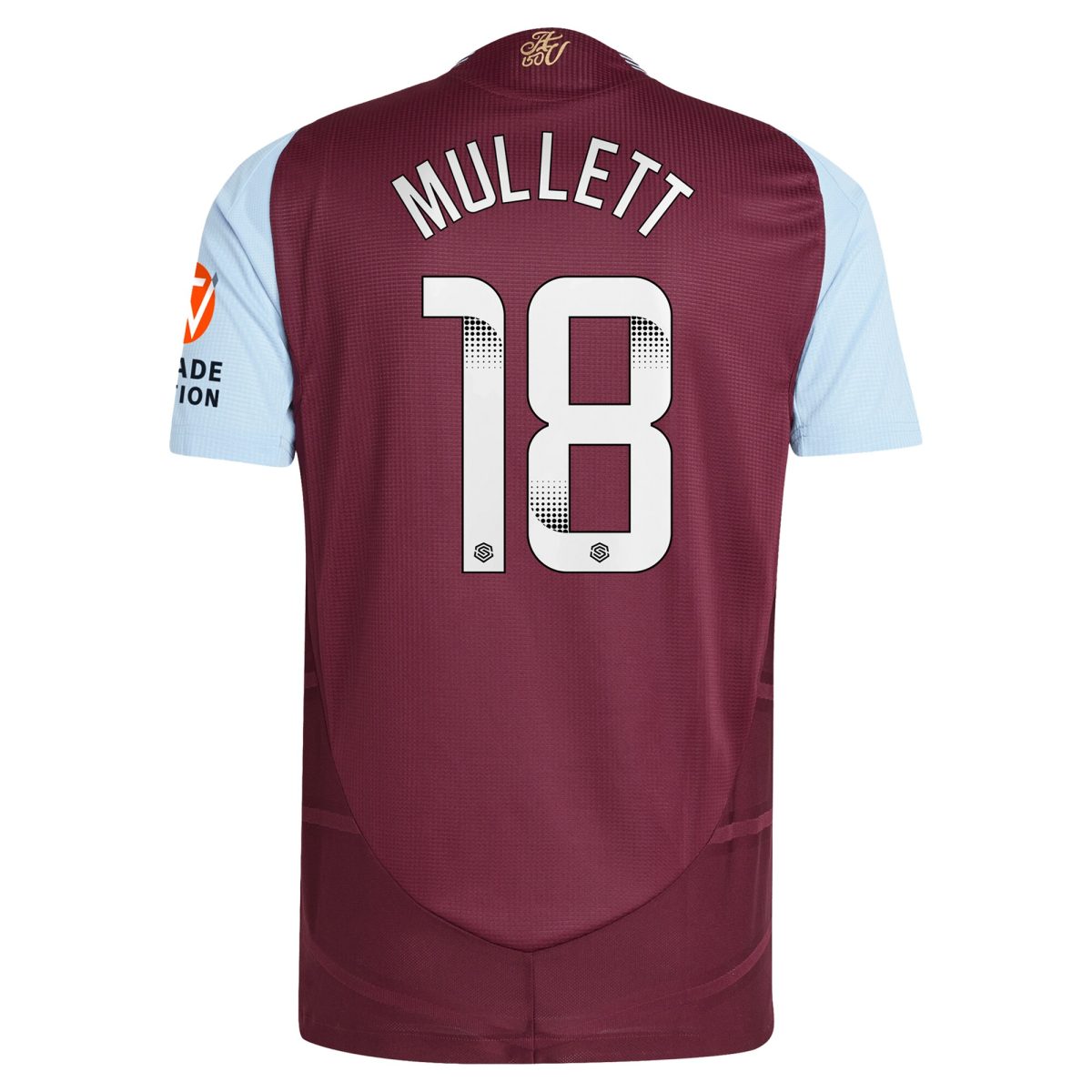 aston villa wsl adidas home authentic shirt 2024-25 with mullett 18 printing Collection - Aston Villa Fan Shop Official Gear