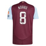aston villa wsl adidas home authentic shirt 2024-25 with nobbs 8 printing Collection - Aston Villa Fan Shop Official Gear