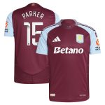 aston villa wsl adidas home authentic shirt 2024-25 with parker 15 printing Collection - Aston Villa Fan Shop Official Gear