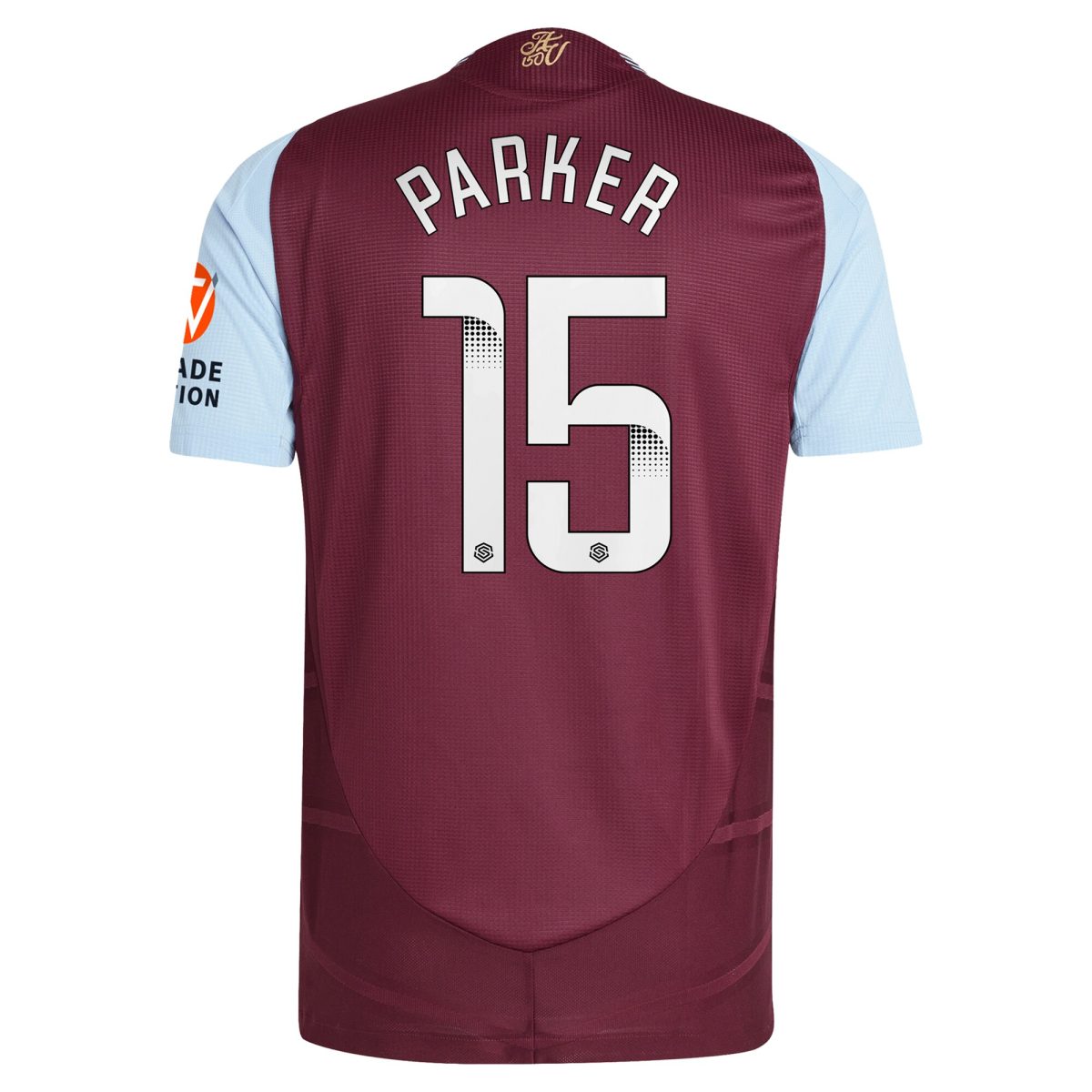 aston villa wsl adidas home authentic shirt 2024-25 with parker 15 printing Collection - Aston Villa Fan Shop Official Gear