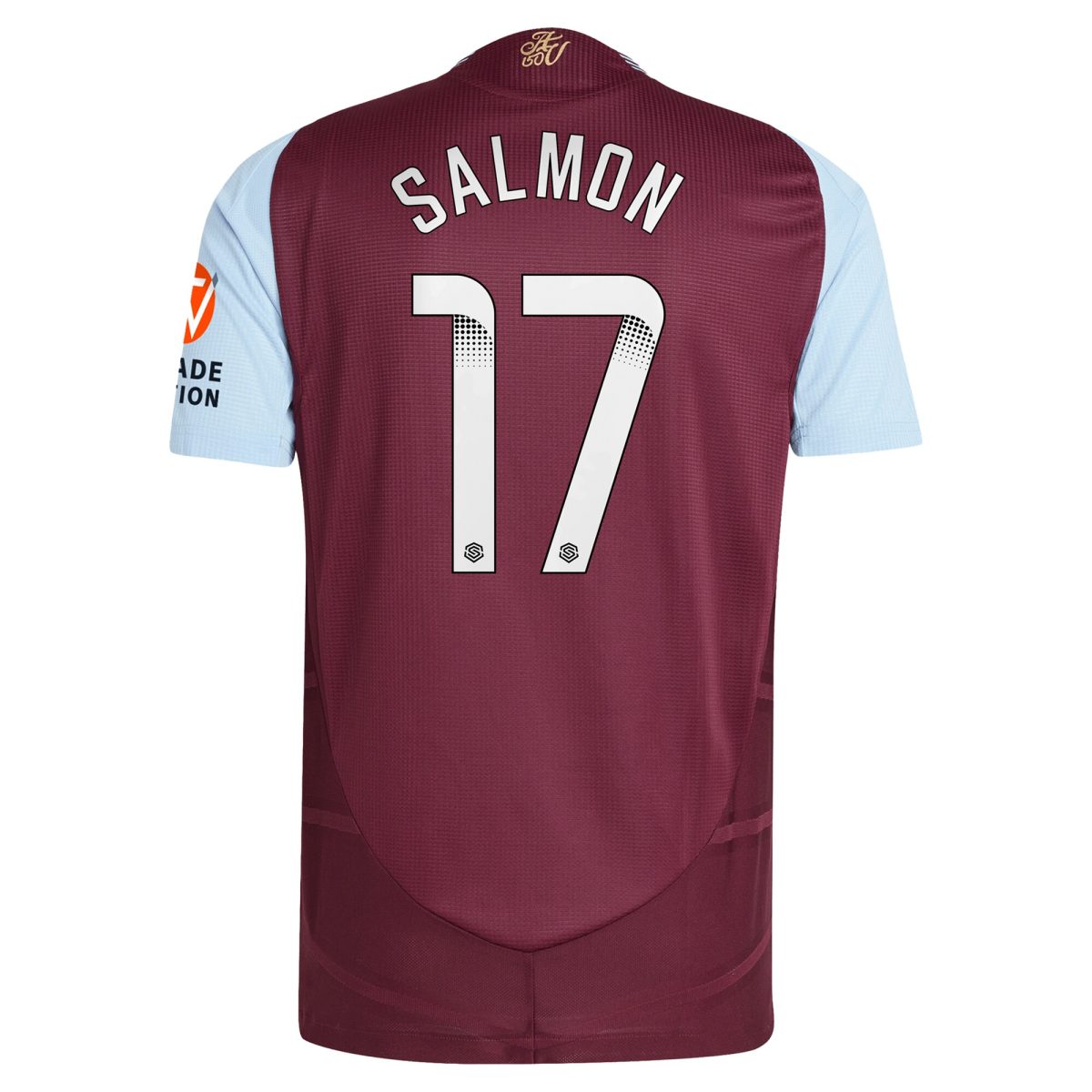 aston villa wsl adidas home authentic shirt 2024-25 with salmon 17 printing Collection - Aston Villa Fan Shop Official Gear