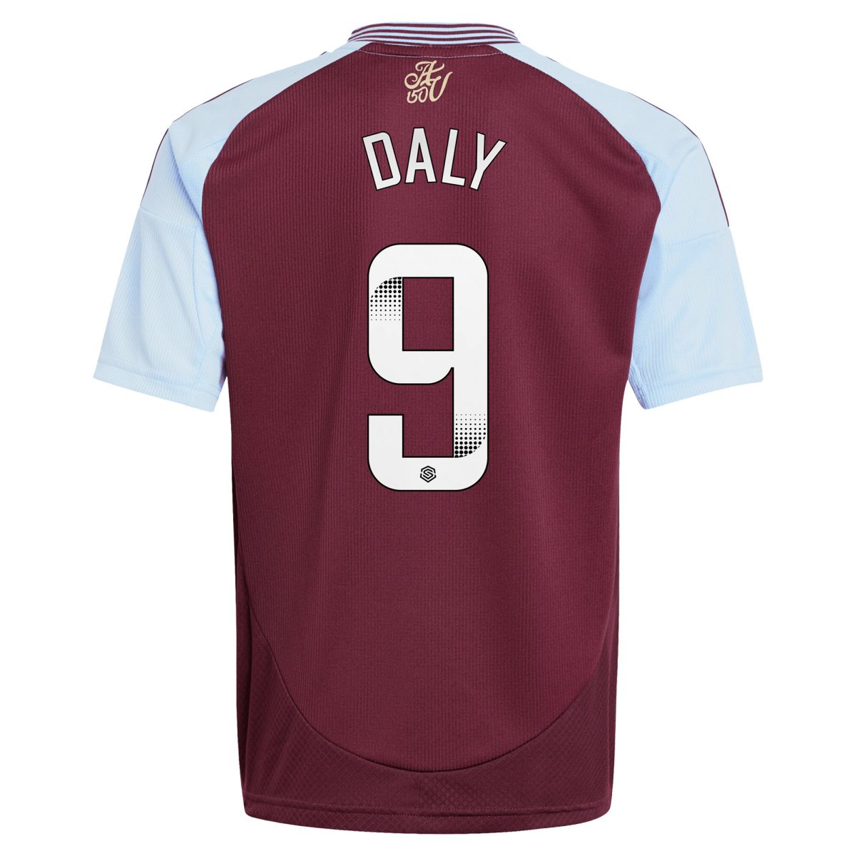 aston villa wsl adidas home shirt 2024-25 – kids with daly 9 printing Collection - Aston Villa Fan Shop Official Gear