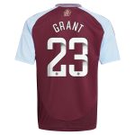aston villa wsl adidas home shirt 2024-25 – kids with grant 23 printing Collection – Aston Villa Fan Shop Official Gear Collection - Aston Villa Fan Shop Official Gear