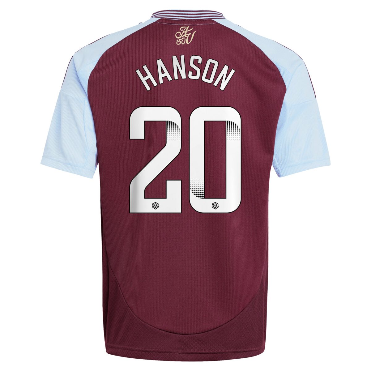 aston villa wsl adidas home shirt 2024-25 – kids with hanson 20 printing Collection - Aston Villa Fan Shop Official Gear