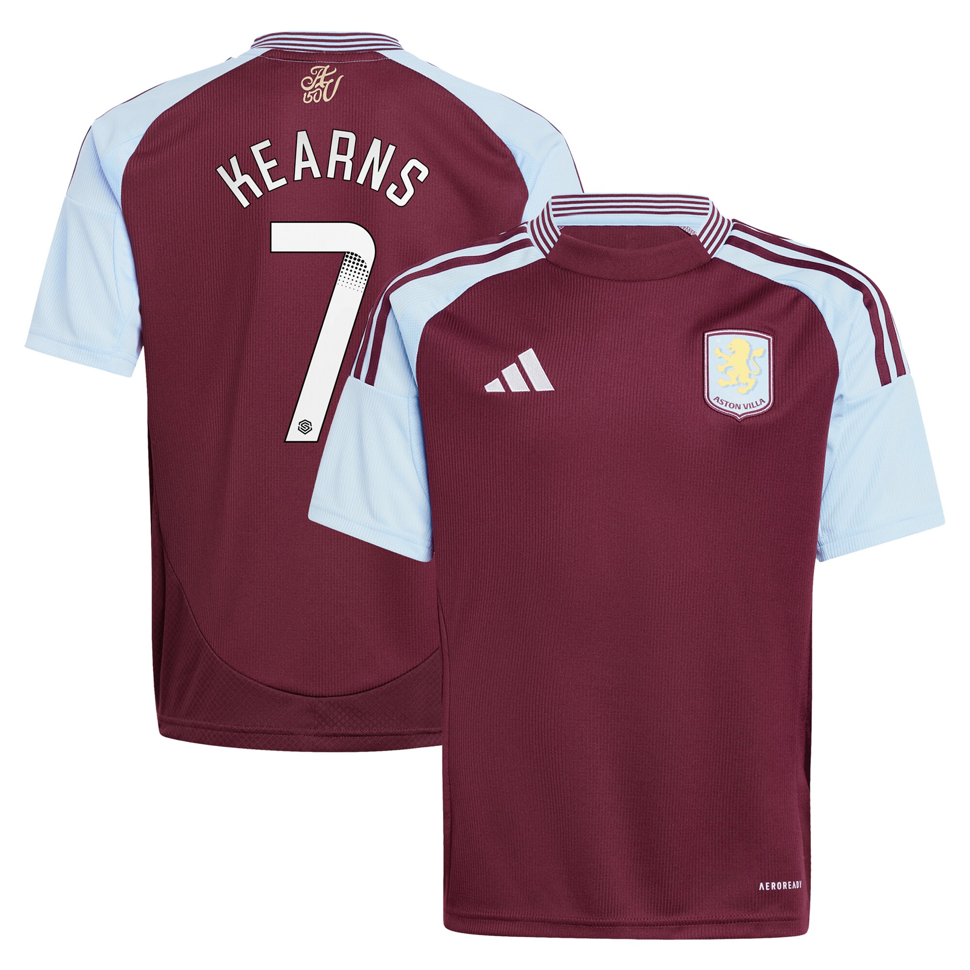 aston villa wsl adidas home shirt 2024-25 – kids with kearns 7 printing Collection – Aston Villa Fan Shop Official Gear Collection - Aston Villa Fan Shop Official Gear