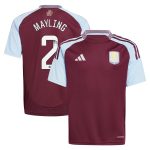 aston villa wsl adidas home shirt 2024-25 – kids with mayling 2 printing Collection - Aston Villa Fan Shop Official Gear