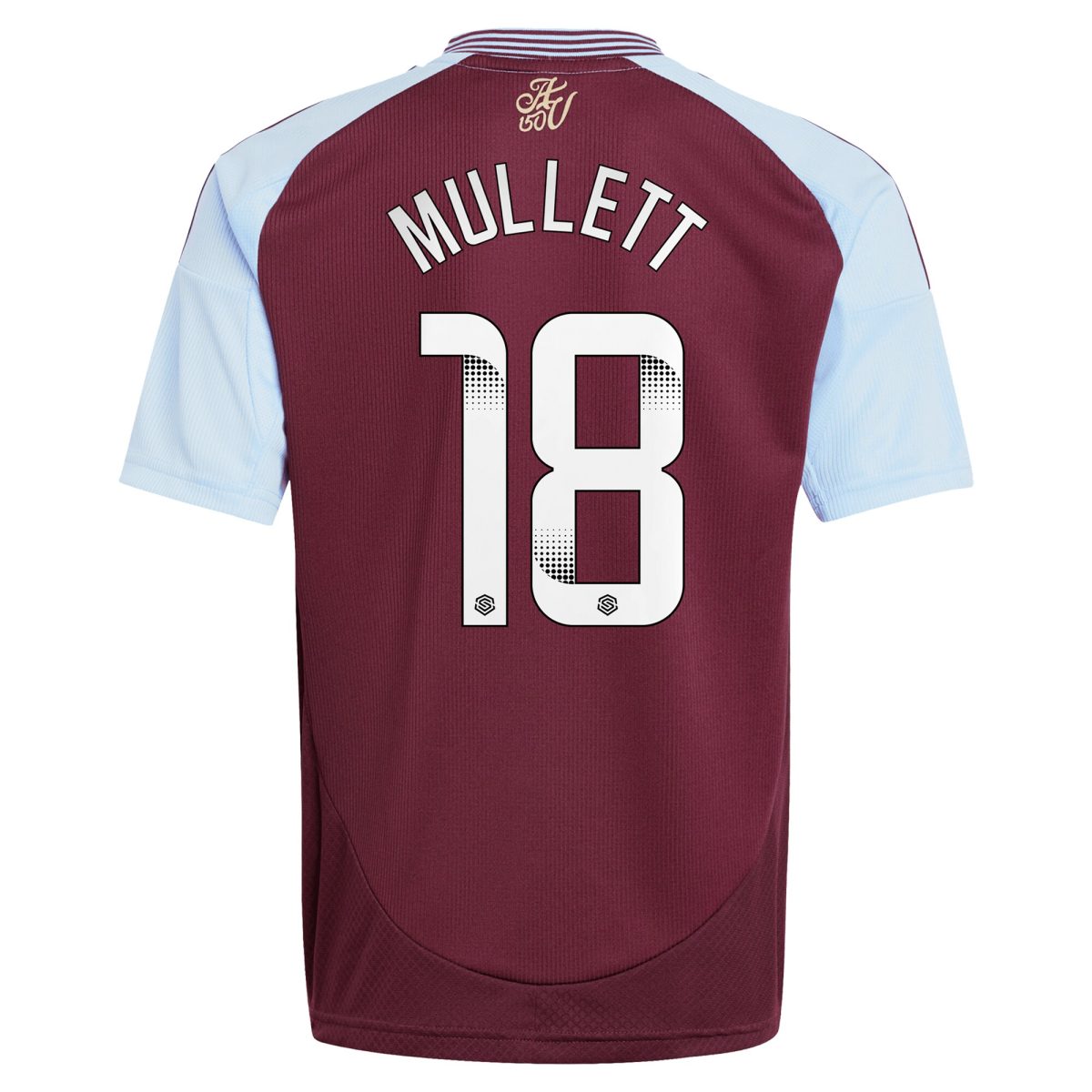 aston villa wsl adidas home shirt 2024-25 – kids with mullett 18 printing Collection - Aston Villa Fan Shop Official Gear