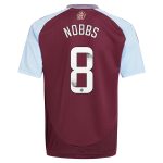 aston villa wsl adidas home shirt 2024-25 – kids with nobbs 8 printing Collection - Aston Villa Fan Shop Official Gear