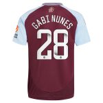 aston villa wsl adidas home shirt 2024-25 with gabi nunes 28 printing Collection - Aston Villa Fan Shop Official Gear