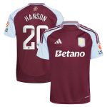 aston villa wsl adidas home shirt 2024-25 with hanson 20 printing Collection - Aston Villa Fan Shop Official Gear