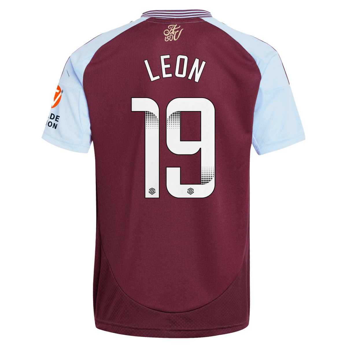 aston villa wsl adidas home shirt 2024-25 with leon 19 printing Collection - Aston Villa Fan Shop Official Gear