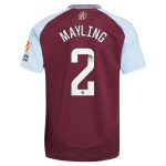 aston villa wsl adidas home shirt 2024-25 with mayling 2 printing Collection - Aston Villa Fan Shop Official Gear
