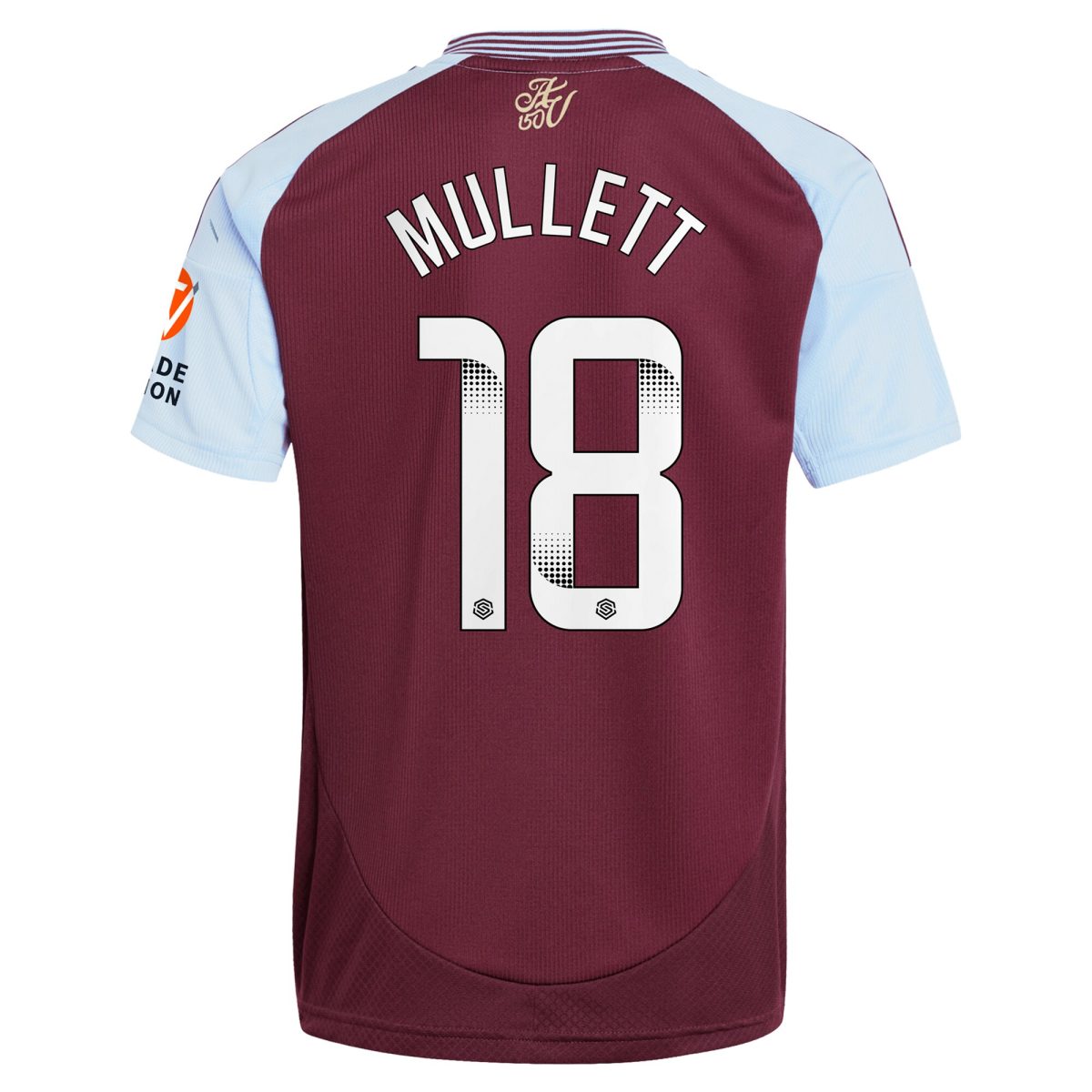 aston villa wsl adidas home shirt 2024-25 with mullett 18 printing Collection - Aston Villa Fan Shop Official Gear