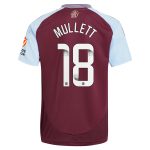 aston villa wsl adidas home shirt 2024-25 with mullett 18 printing Collection - Aston Villa Fan Shop Official Gear