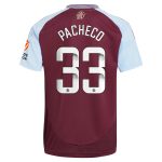 aston villa wsl adidas home shirt 2024-25 with pacheco 33 printing Collection - Aston Villa Fan Shop Official Gear