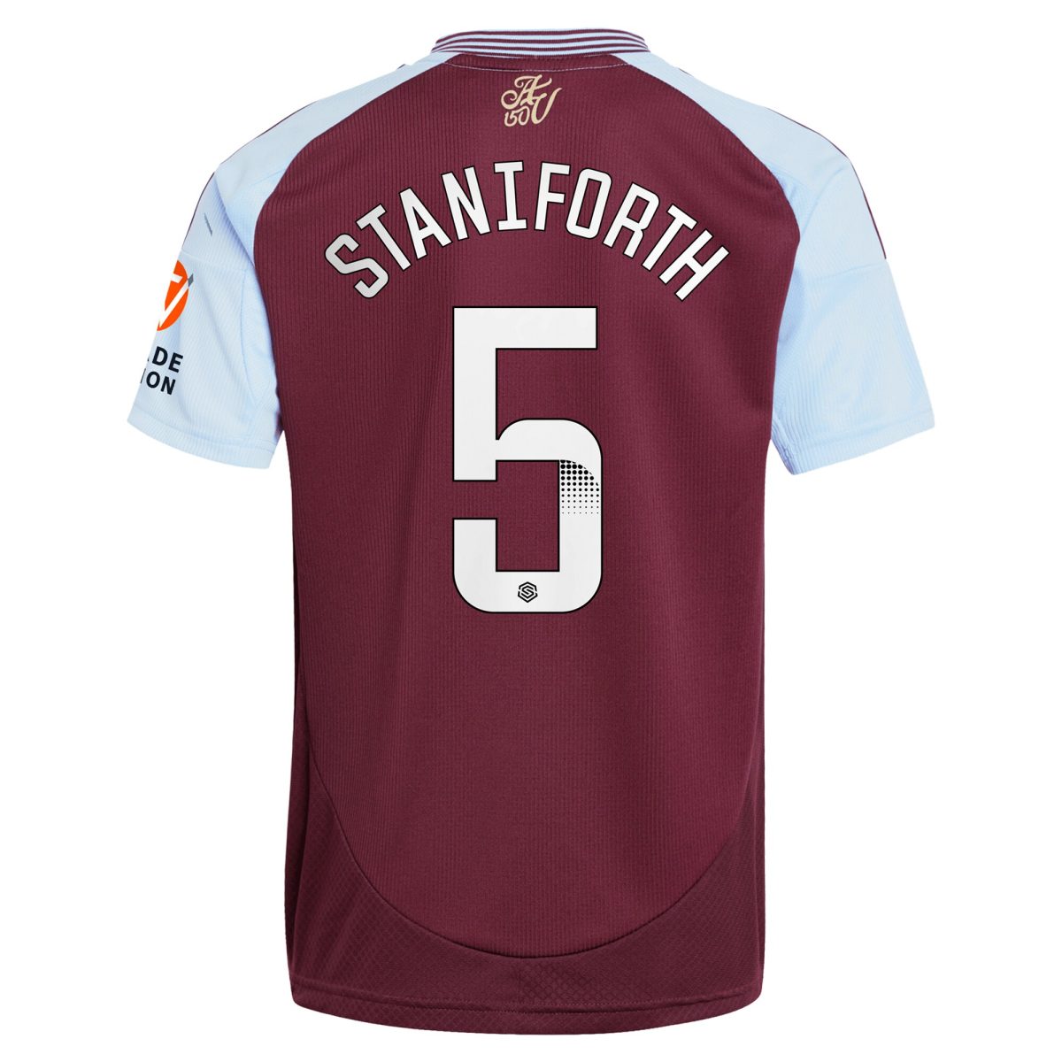 aston villa wsl adidas home shirt 2024-25 with staniforth 5 printing Collection - Aston Villa Fan Shop Official Gear