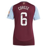 aston villa wsl adidas home shirt 2024-25 – womens with corsie 6 printing Collection - Aston Villa Fan Shop Official Gear