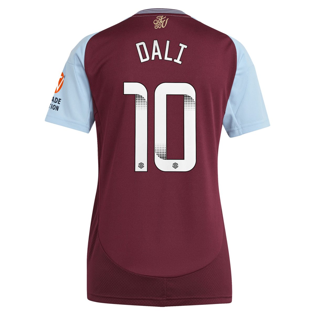 aston villa wsl adidas home shirt 2024-25 – womens with dali 10 printing Collection - Aston Villa Fan Shop Official Gear