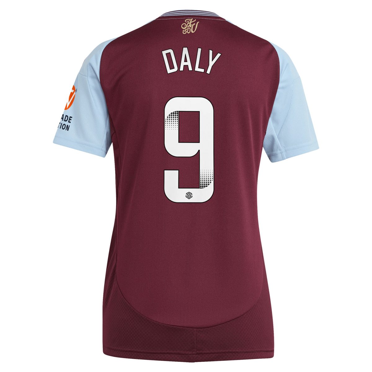 aston villa wsl adidas home shirt 2024-25 – womens with daly 9 printing Collection - Aston Villa Fan Shop Official Gear