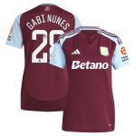 aston villa wsl adidas home shirt 2024-25 – womens with gabi nunes 28 printing Collection - Aston Villa Fan Shop Official Gear