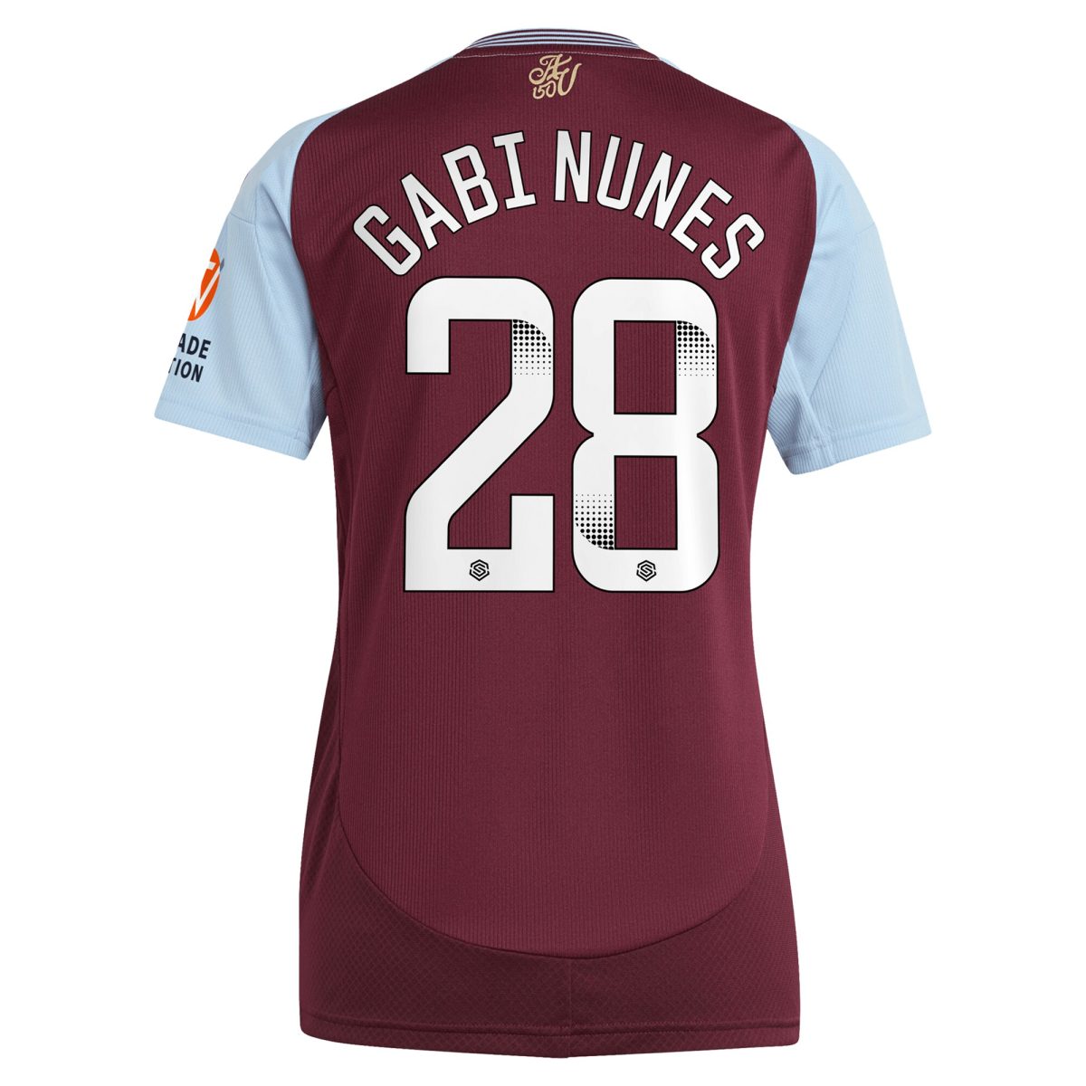 aston villa wsl adidas home shirt 2024-25 – womens with gabi nunes 28 printing Collection - Aston Villa Fan Shop Official Gear