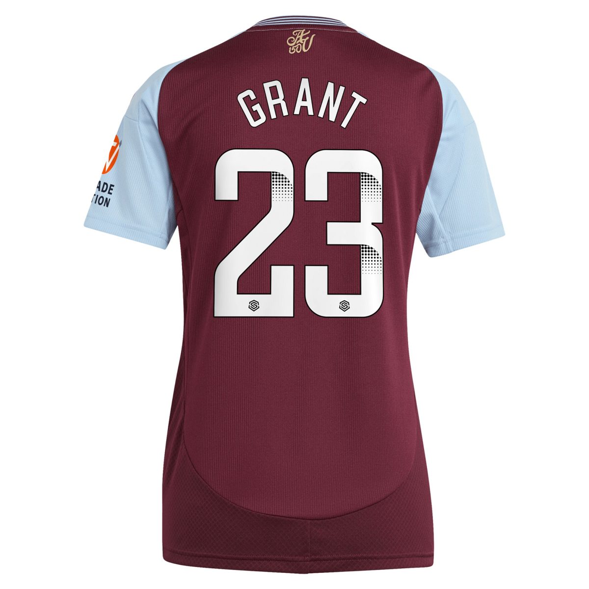 aston villa wsl adidas home shirt 2024-25 – womens with grant 23 printing Collection - Aston Villa Fan Shop Official Gear