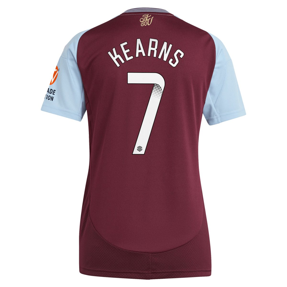 aston villa wsl adidas home shirt 2024-25 – womens with kearns 7 printing Collection - Aston Villa Fan Shop Official Gear